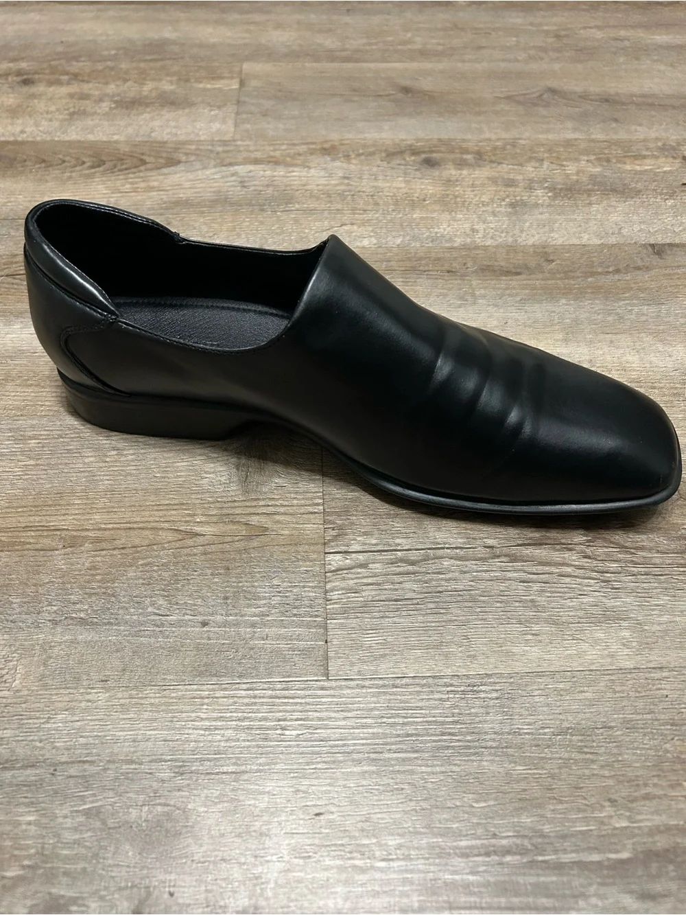 Donald J. Pliner Rex Stretch Men’s Size 11 -11.5 Black Slip-On Leather Loafers